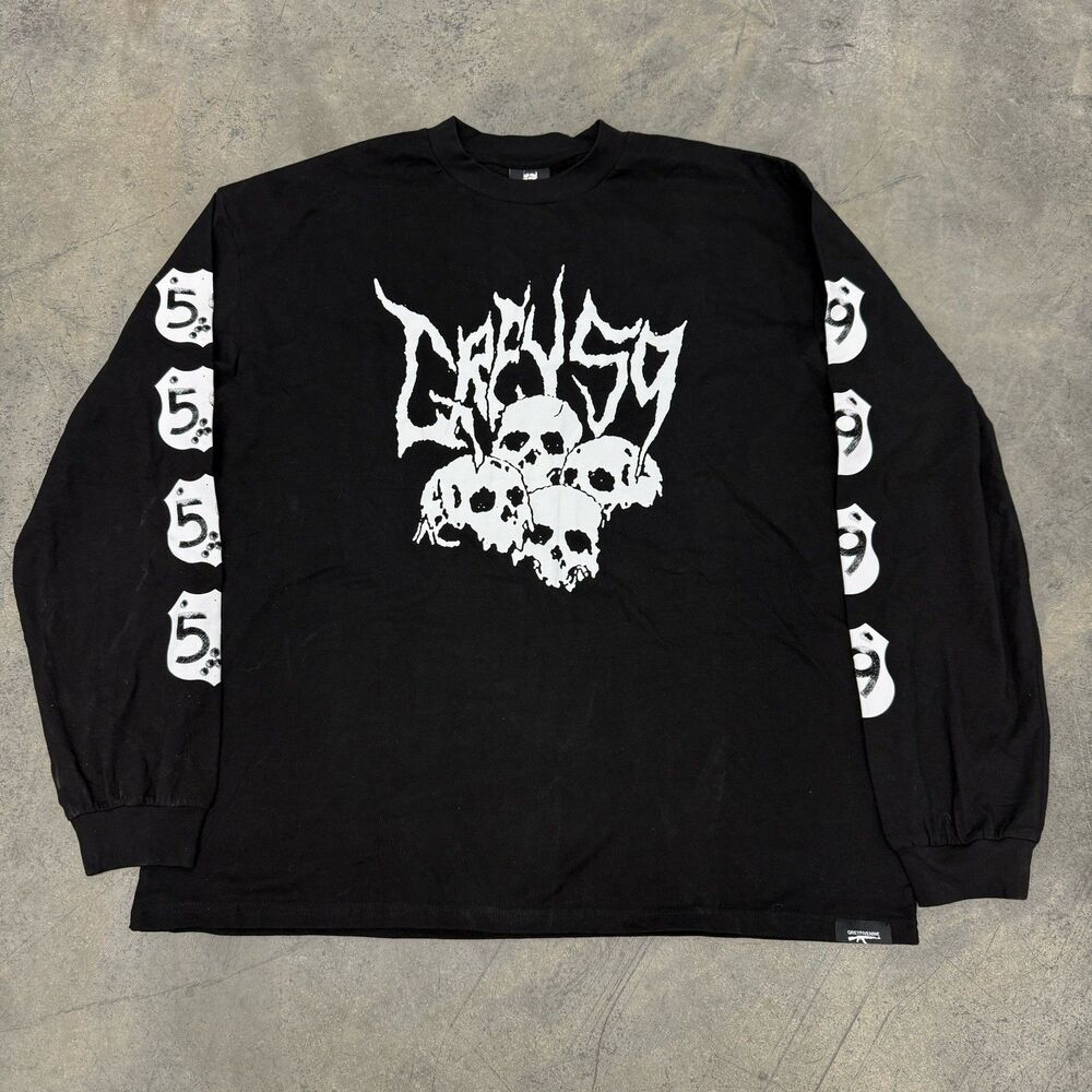 G59 Records Suicideboys Shirt Mens XL Grey 59 Tour Merch Long-sleeve Side Hit